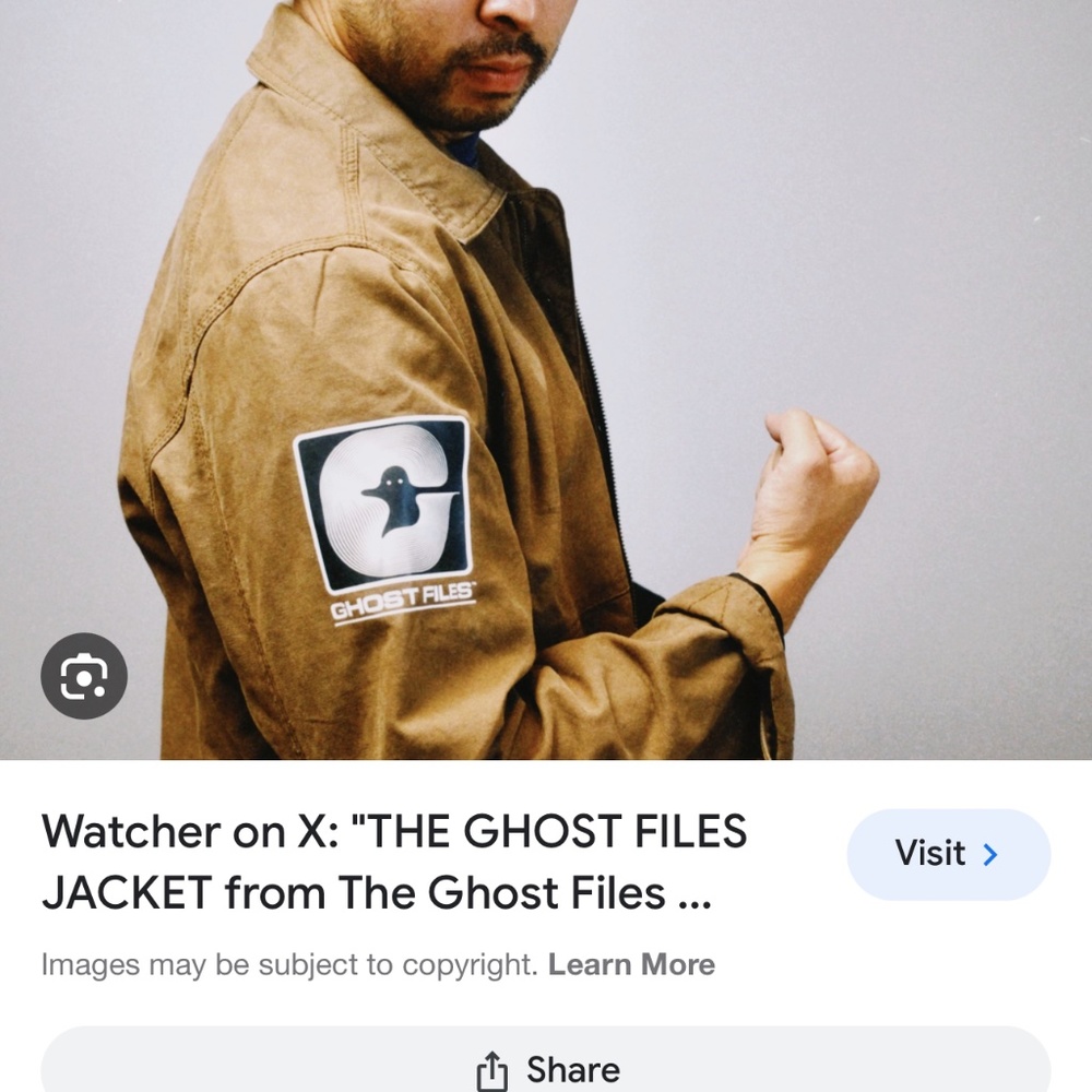 DISO Ghost Files BERGARA Watcher Jacket medium!!